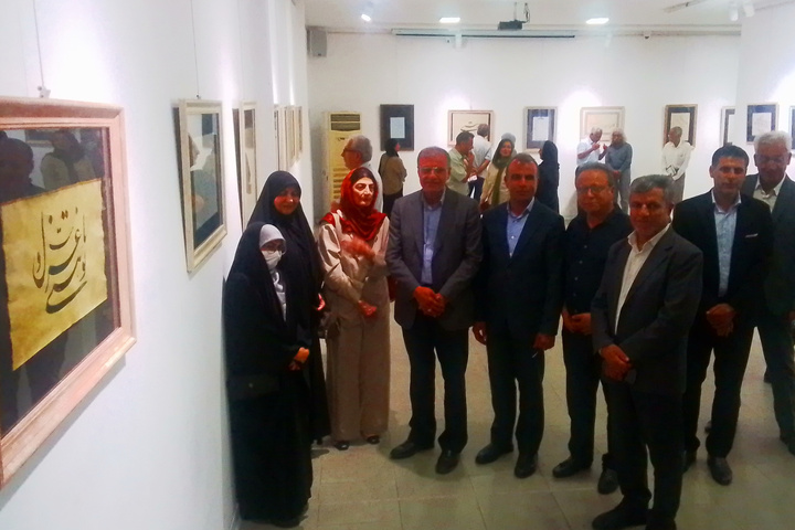 نمایشگاه خوشنویسی «برای از تو نوشتن» در بندرعباس آغاز به کار کرد