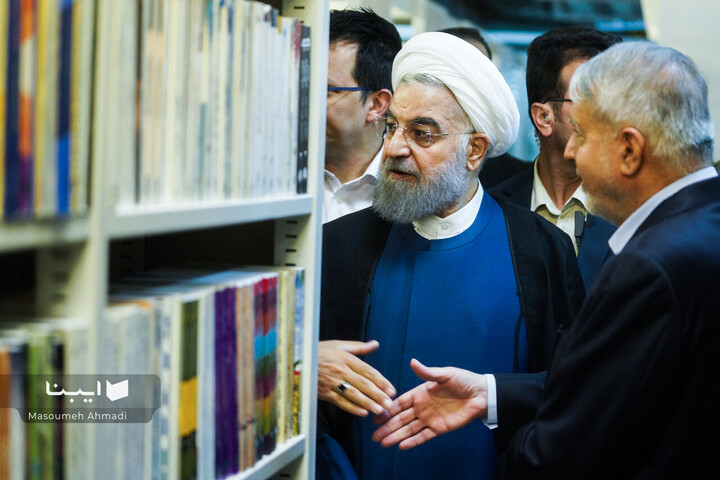 بازدید حسن روحانی از سازمان اسناد و کتابخانه ملی