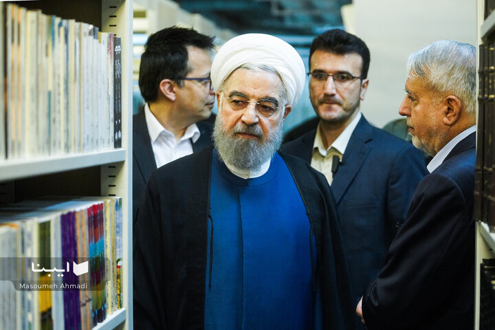 بازدید حسن روحانی از سازمان اسناد و کتابخانه ملی