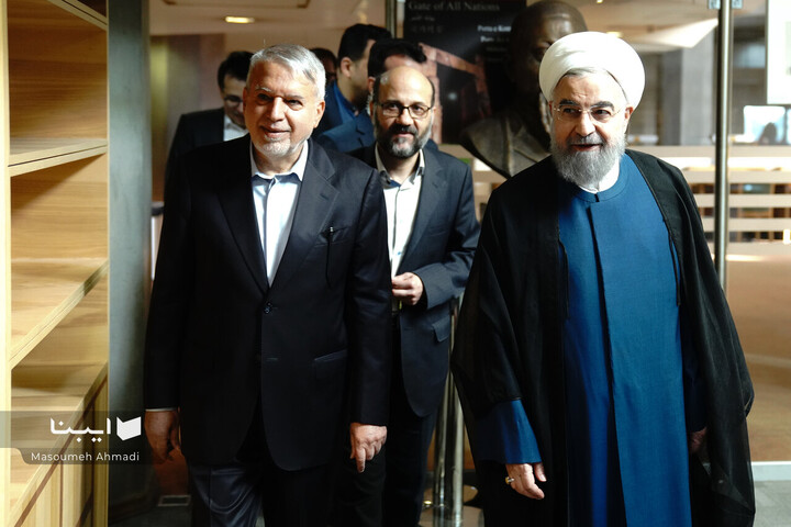بازدید حسن روحانی از سازمان اسناد و کتابخانه ملی