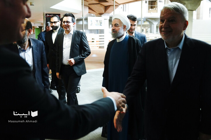 بازدید حسن روحانی از سازمان اسناد و کتابخانه ملی