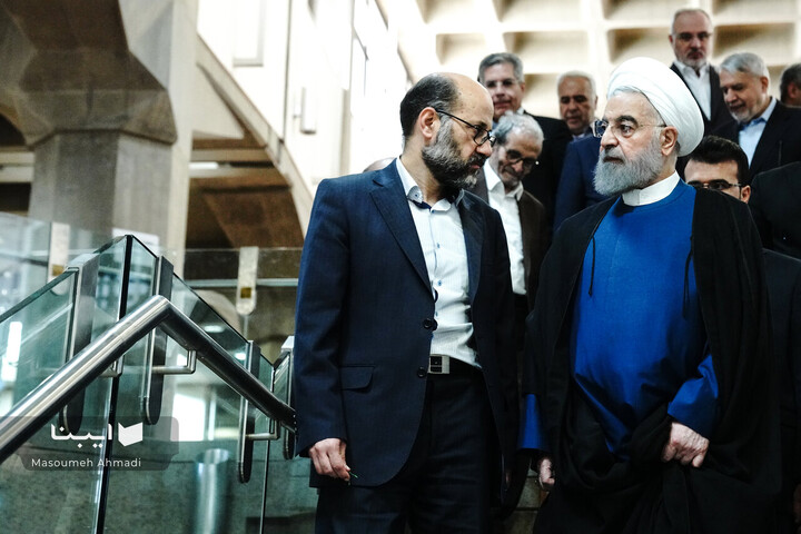 بازدید حسن روحانی از سازمان اسناد و کتابخانه ملی