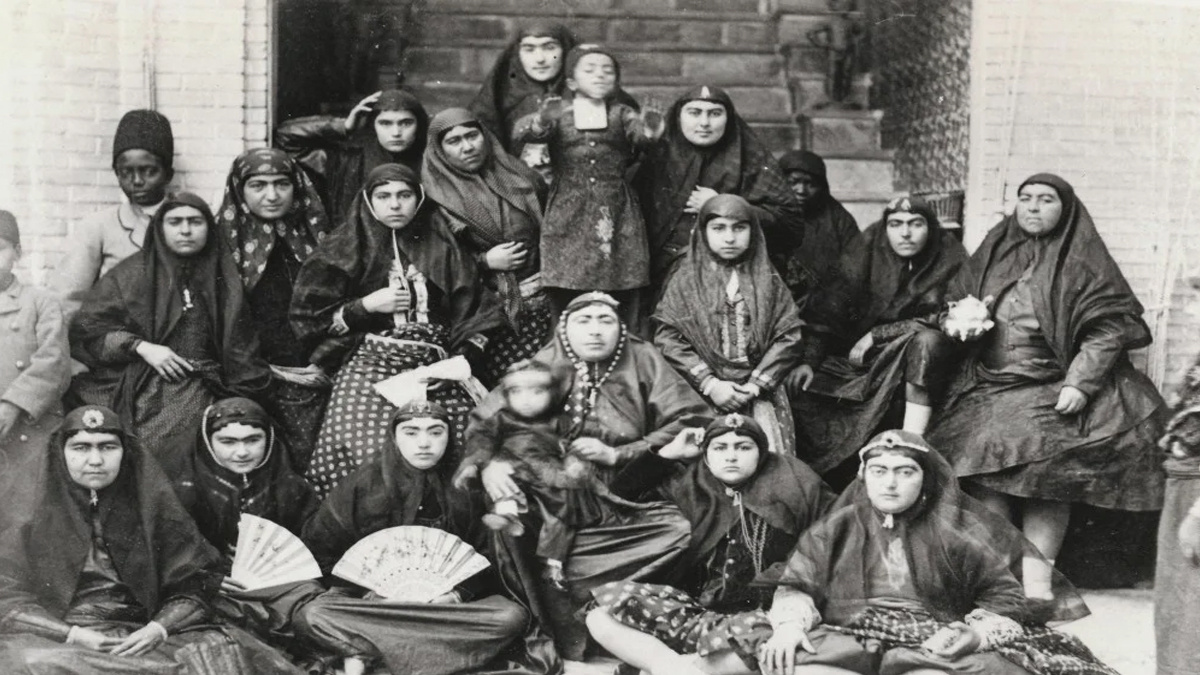 زن قجری از دید زن غربی