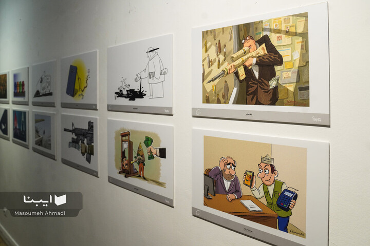 اختتامیه جشنواره کاریکاتور «باج نیوزها»