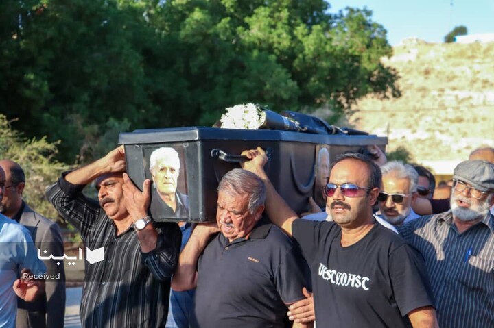 مراسم خاکسپاری احمد پژمان