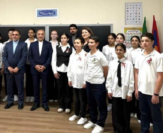 افتتاح کلاس زبان فارسی در ایروان