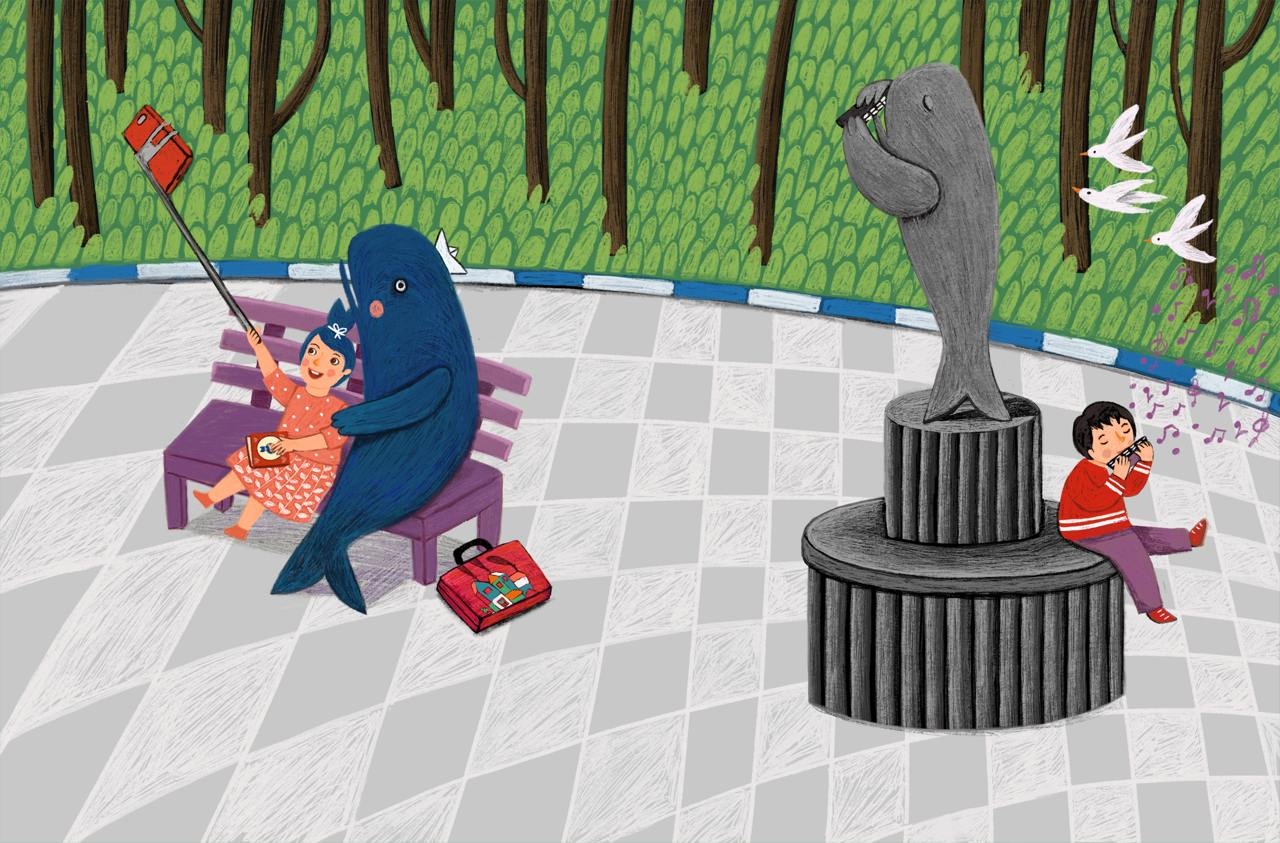 دوست دارم تصویرگری را با الهام از جهان کودکان پیش ببرم/ زبان تصویر یک زبان جهانی است