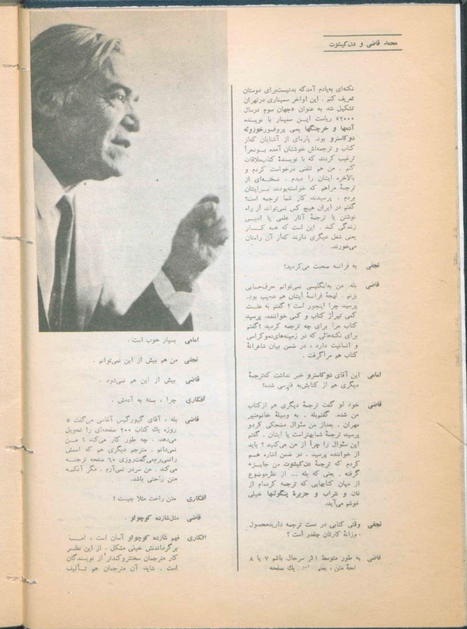 محمد قاضی و دن‌کیشوت