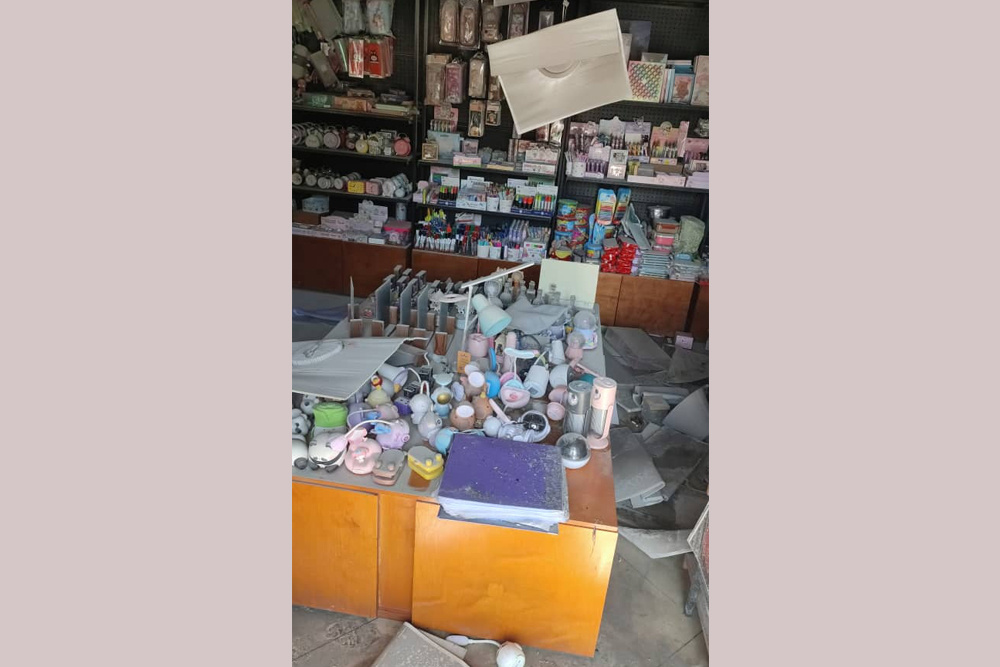 خسارت ۲ میلیاردی کتابفروشی هوپا غرب به علت آتش‌سوزی