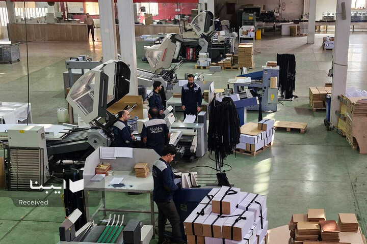 بازدید مدیر‌کل دفتر چاپ از چاپخانه‌های مشهد