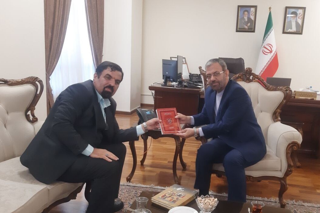 دیدار نماینده ناشران فعال در آسیای میانه با سفیر جمهوری اسلامی ایران در تاجیکستان