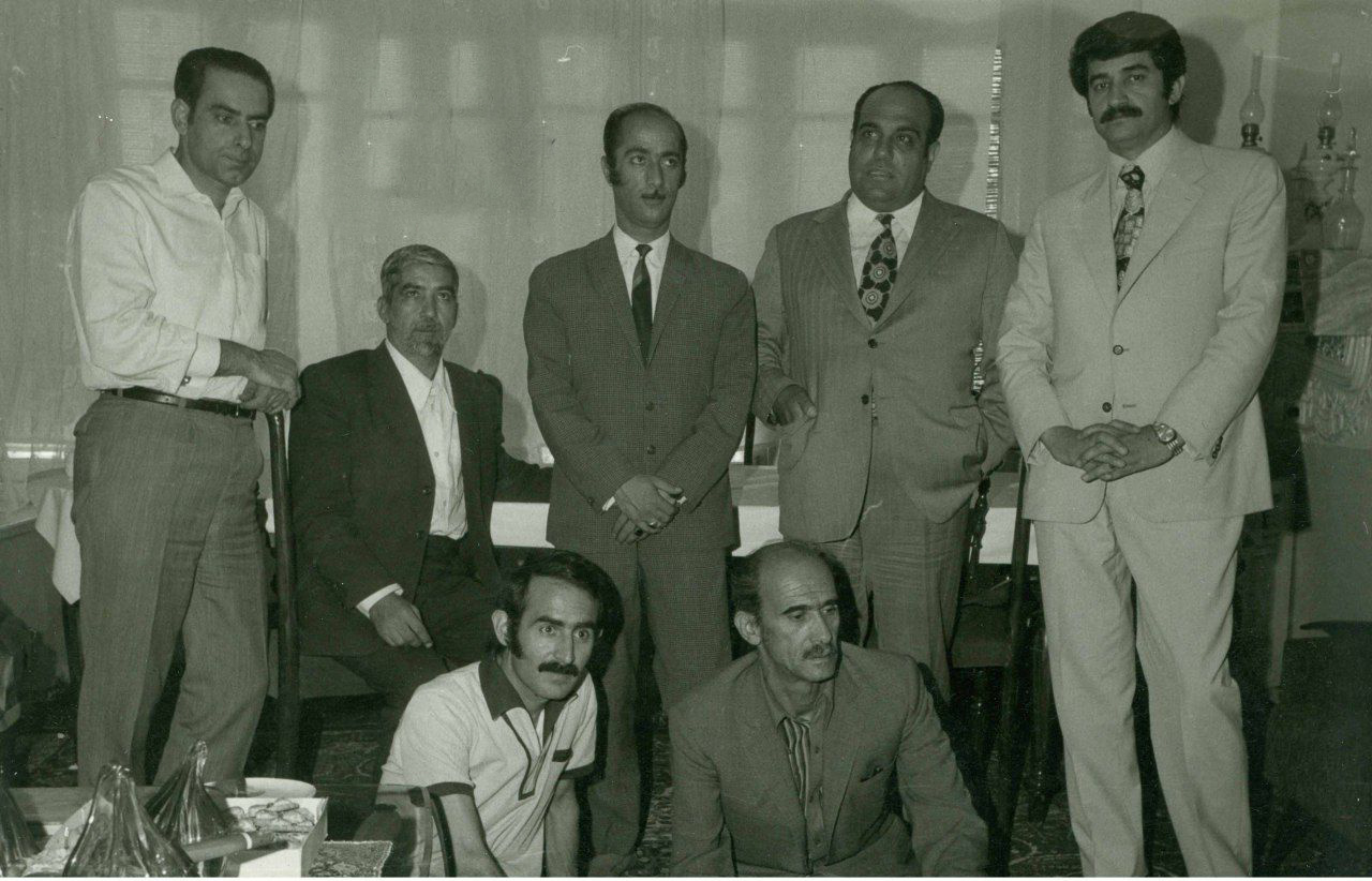 دورهمی اساتید ادبیات مشهد در سال ۱۳۵۱