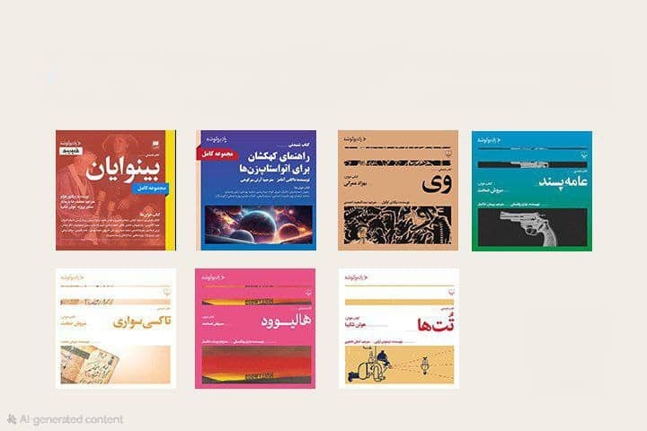 انتشار ۸ عنوان کتاب صوتی رادیو گوشه با صدای سروش صحت و هوتن شکیبا