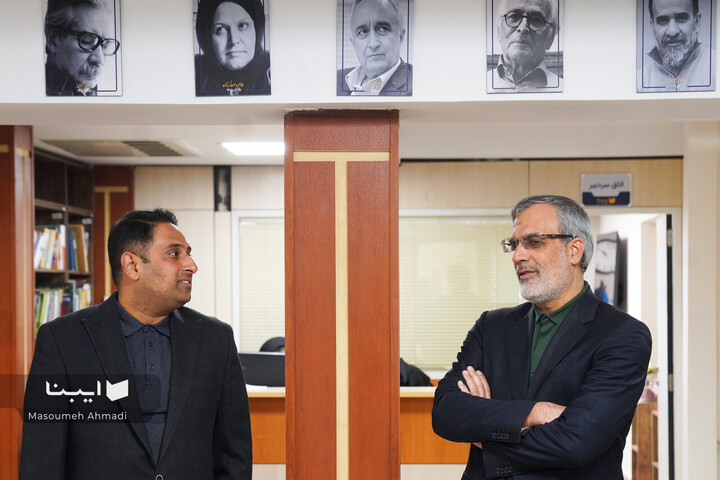 بازدید حسین جابری انصاری از ایبنا