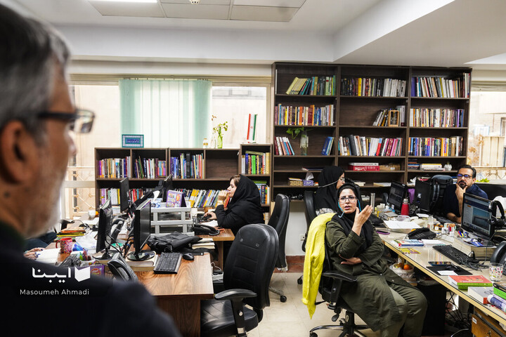 بازدید حسین جابری انصاری از ایبنا