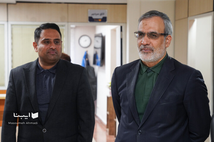 بازدید حسین جابری انصاری از ایبنا