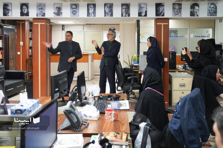 بازدید حسین جابری انصاری از ایبنا