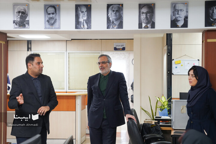 بازدید حسین جابری انصاری از ایبنا