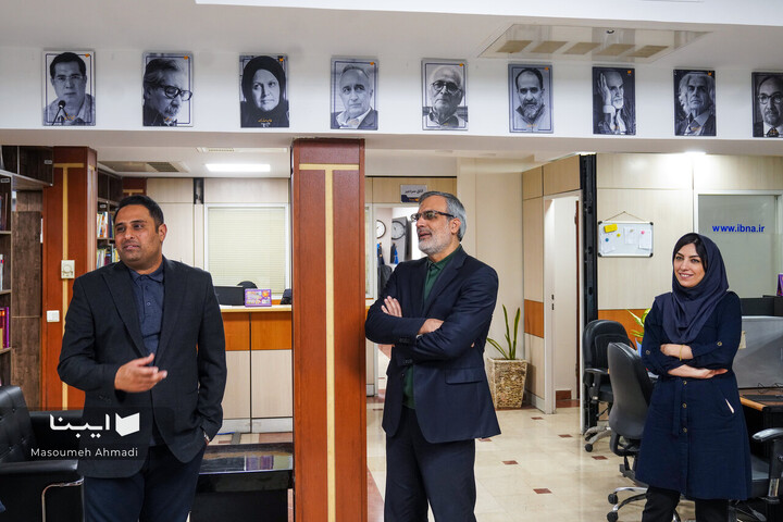 بازدید حسین جابری انصاری از ایبنا