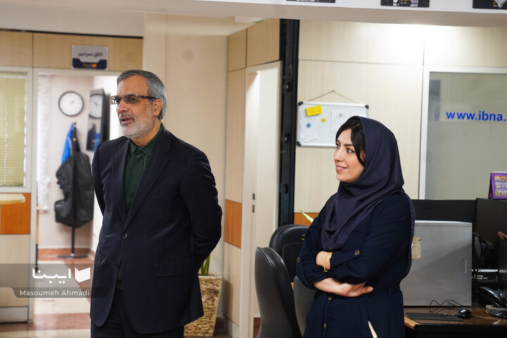 بازدید حسین جابری انصاری از ایبنا