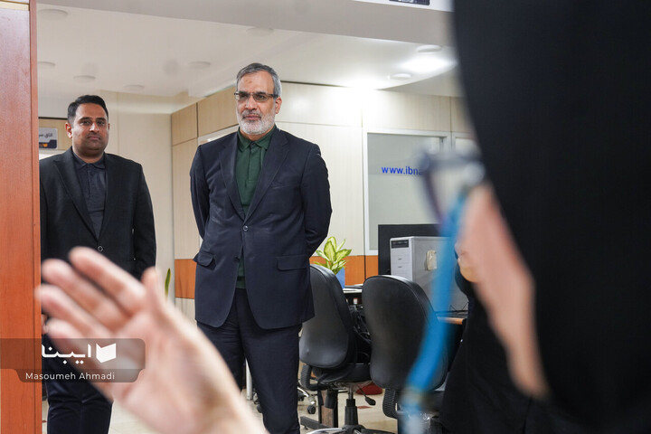 بازدید حسین جابری انصاری از ایبنا