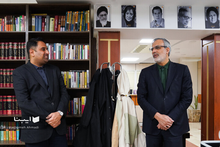 بازدید حسین جابری انصاری از ایبنا