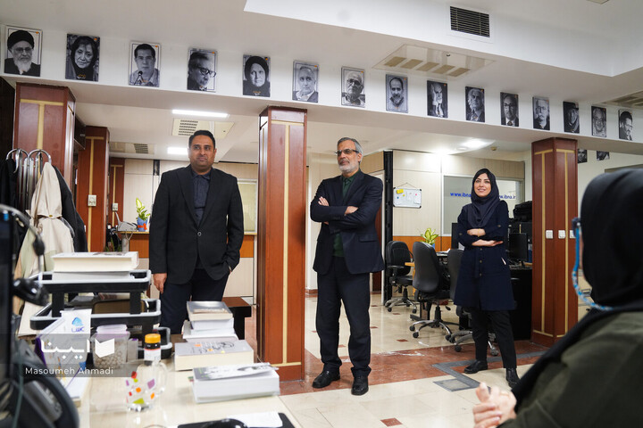 بازدید حسین جابری انصاری از ایبنا