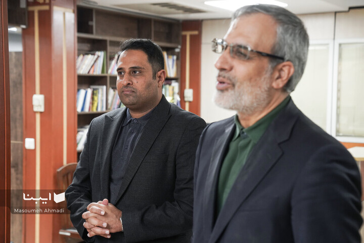 بازدید حسین جابری انصاری از ایبنا