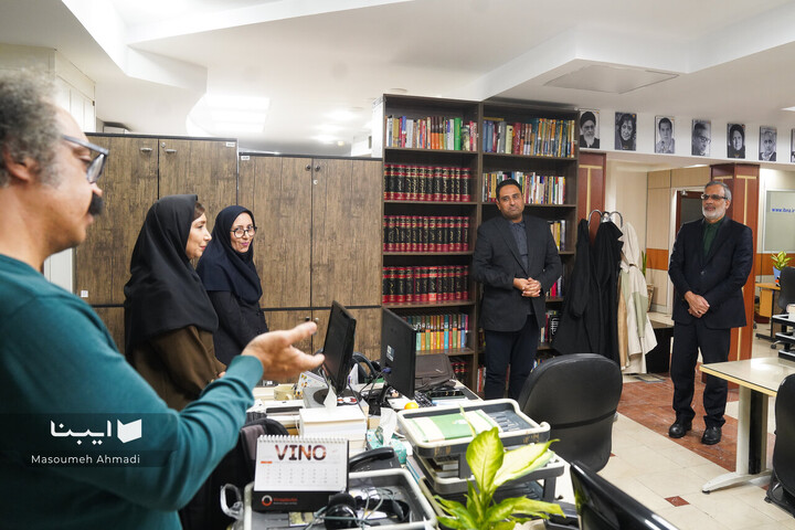 بازدید حسین جابری انصاری از ایبنا