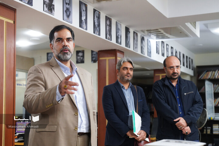 بازدید مسعود معینی‌پور از ایبنا