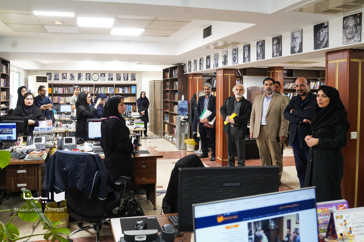 بازدید مسعود معینی‌پور از ایبنا