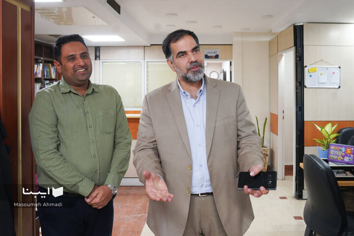 بازدید مسعود معینی‌پور از ایبنا