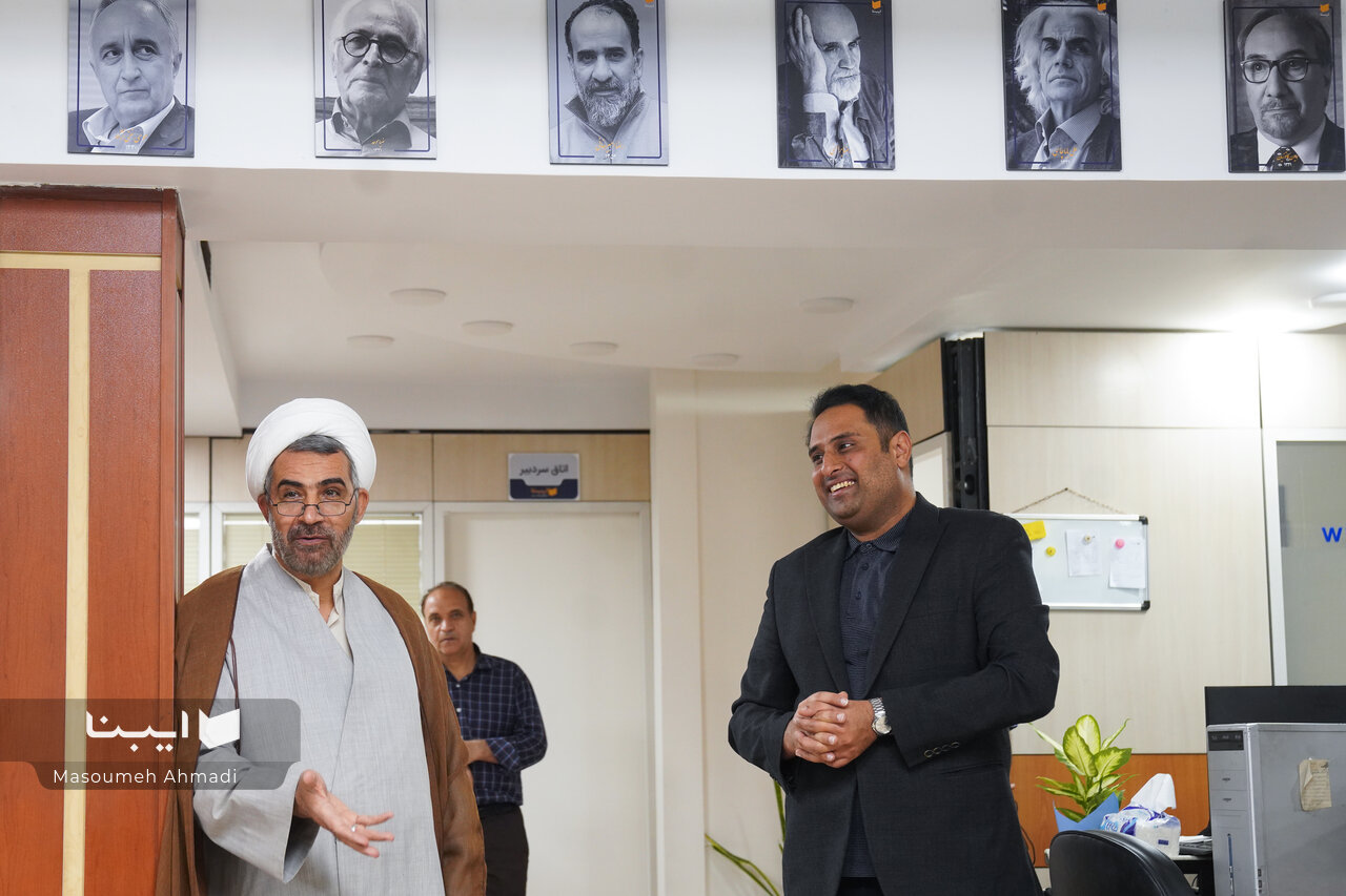 بازدید رسول جعفریان از خبرگزاری کتاب ایران