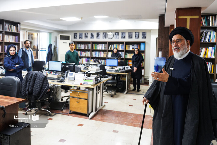 بازدید رئیس گروه مطالعات اسلامی فرهنگستان علوم از ایبنا