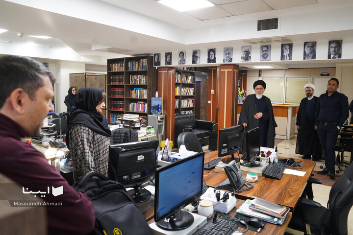 بازدید رئیس گروه مطالعات اسلامی فرهنگستان علوم از ایبنا