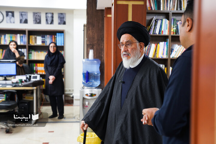 بازدید رئیس گروه مطالعات اسلامی فرهنگستان علوم از ایبنا