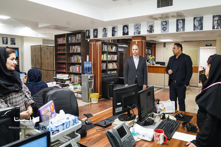 حضور مهدی آهویی در ایبنا