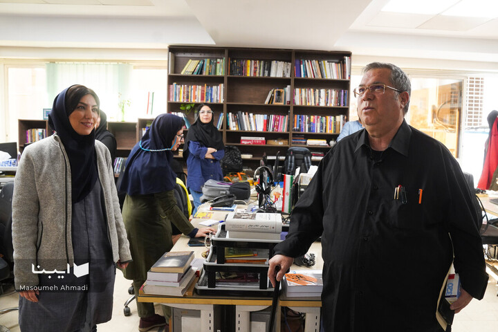 حضور علی دهباشی در خبرگزاری ایبنا