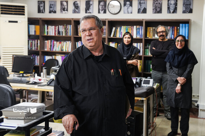 حضور علی دهباشی در خبرگزاری ایبنا