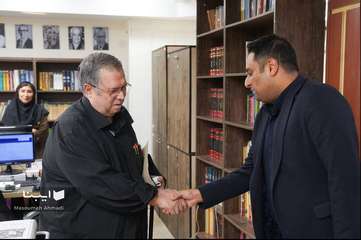 حضور علی دهباشی در خبرگزاری ایبنا