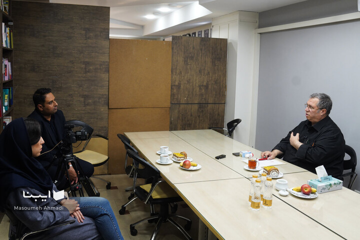 حضور علی دهباشی در خبرگزاری ایبنا