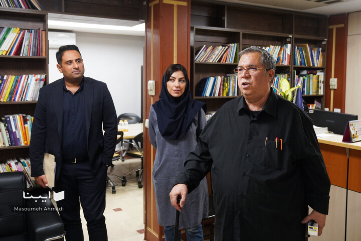 حضور علی دهباشی در خبرگزاری ایبنا