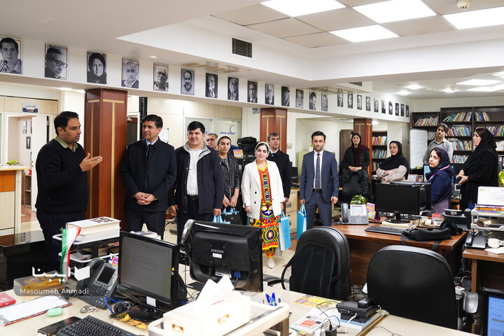 بازدید نمایندگان وزارت فرهنگ تاجیکستان از خبرگزاری کتاب