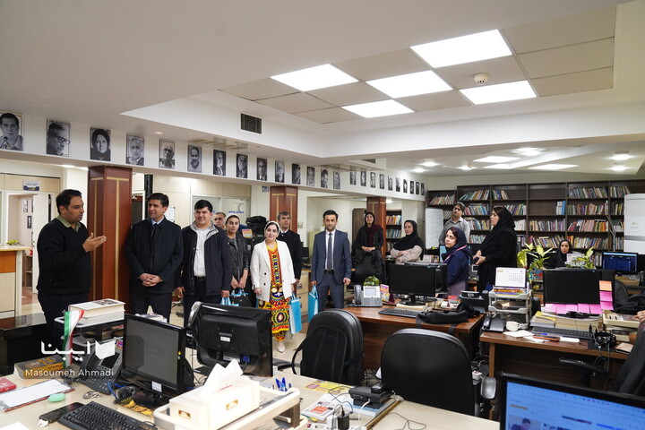 بازدید نمایندگان وزارت فرهنگ تاجیکستان از خبرگزاری کتاب