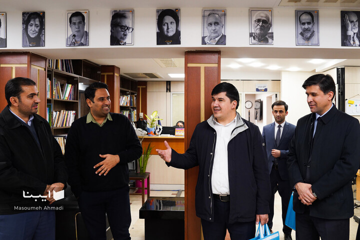 بازدید نمایندگان وزارت فرهنگ تاجیکستان از خبرگزاری کتاب