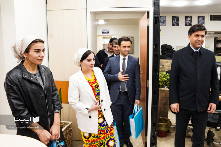 بازدید نمایندگان وزارت فرهنگ تاجیکستان از خبرگزاری کتاب
