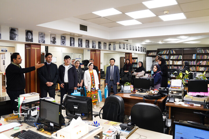 بازدید نمایندگان وزارت فرهنگ تاجیکستان از خبرگزاری کتاب
