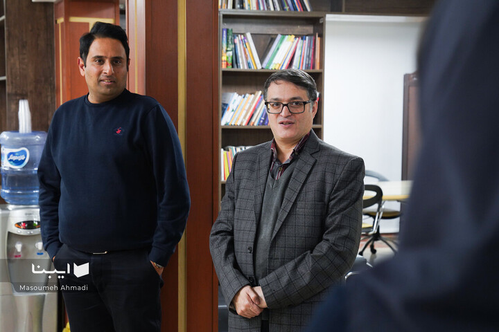 حضور محمد قوچانی در خبرگزاری کتاب ایران