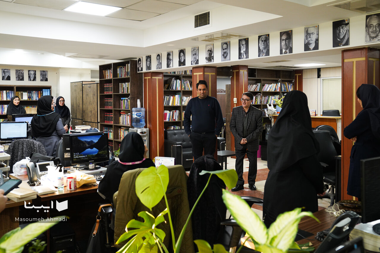 حضور محمد قوچانی در خبرگزاری کتاب ایران