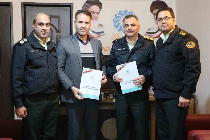 تمدید تفاهم‌نامه همکاری اداره‌کل کتابخانه‌های عمومی و فرماندهی انتظامی خراسان شمالی